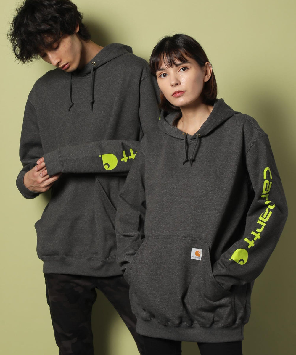 【Carhartt カーハート】ロングスリーブ袖グラフィックロゴプリント