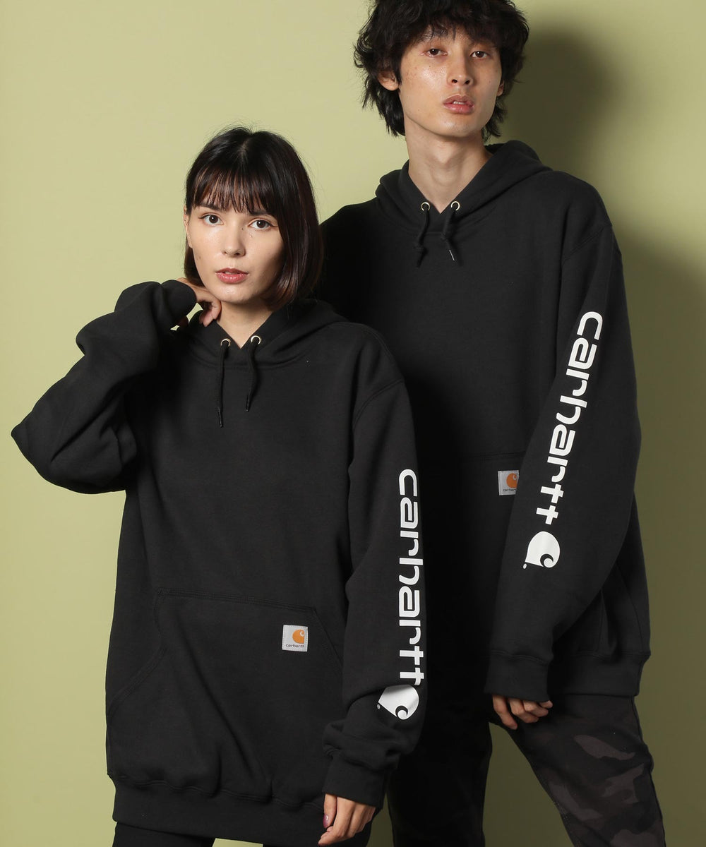 カーハート Carhartt ORIGINAL FIT 袖プリント スウェットプルオーバー