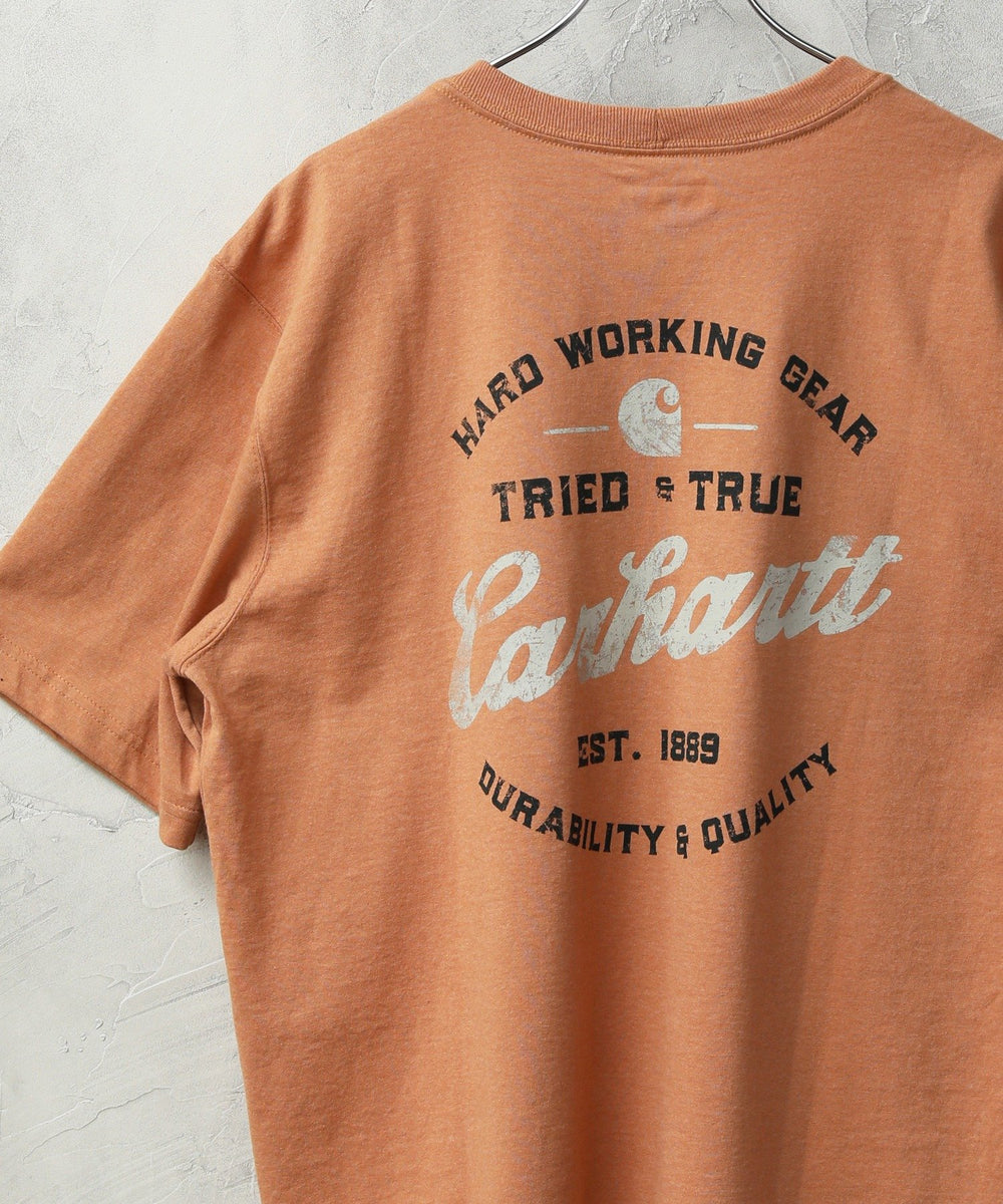 【Carhartt/カーハート】バックプリント 半袖Tシャツ