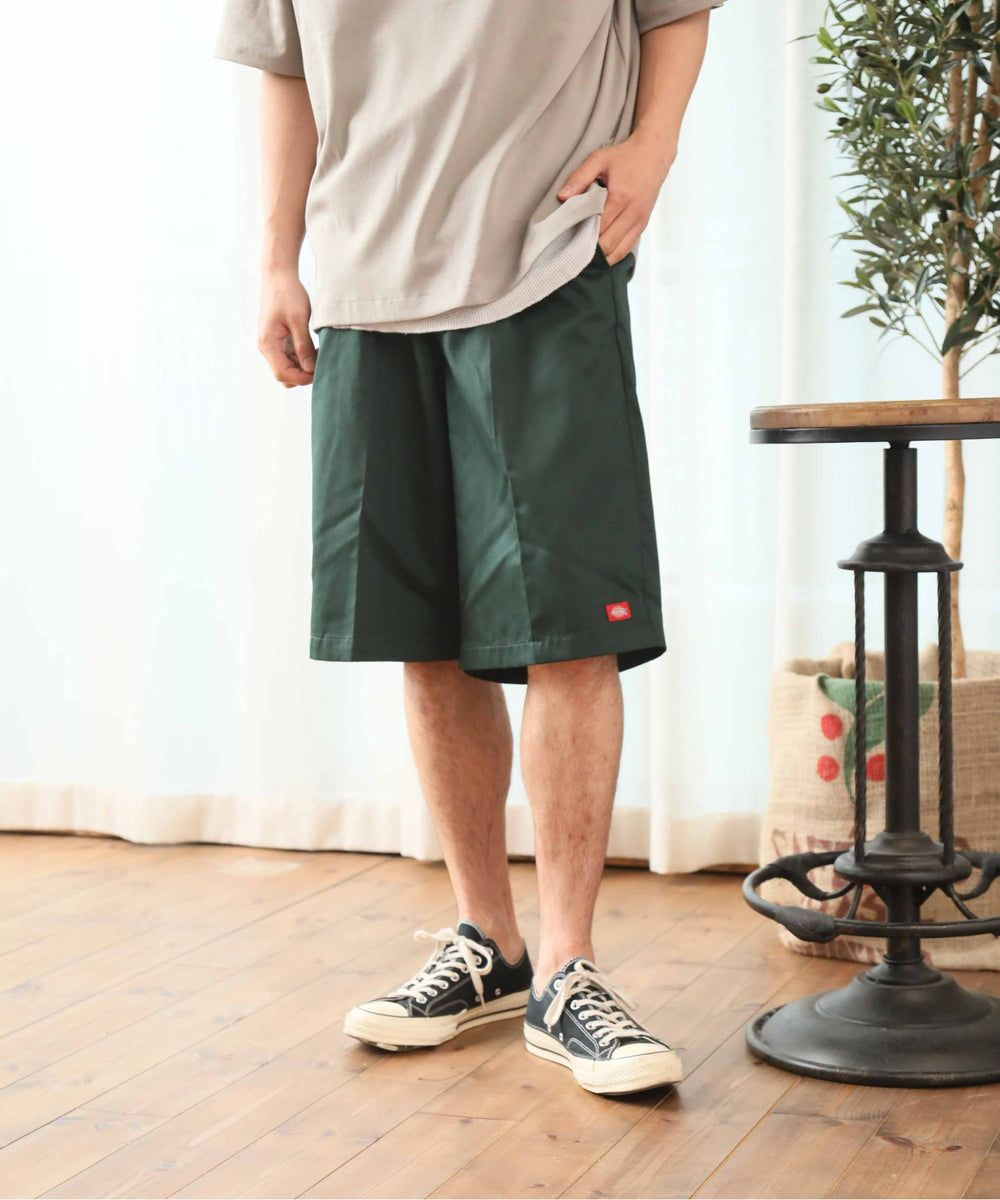 【DICKIES/ディッキーズ】T/Cツイル サイドシャーリング ハーフ 