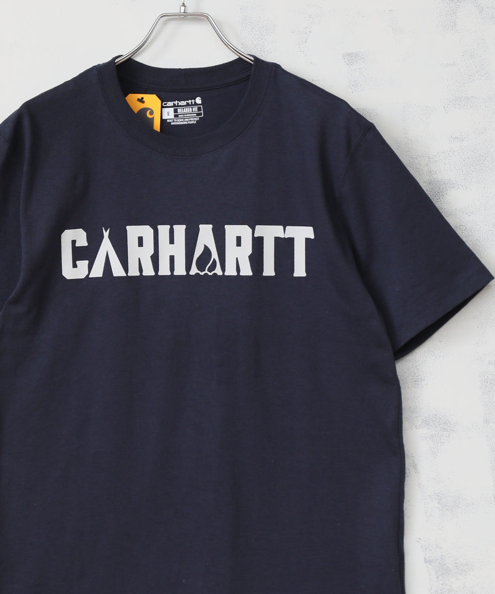 【Carhartt カーハート】リラックスフィット ヘビーウェイト ショートスリーブ ロゴグラフィックTシャツ