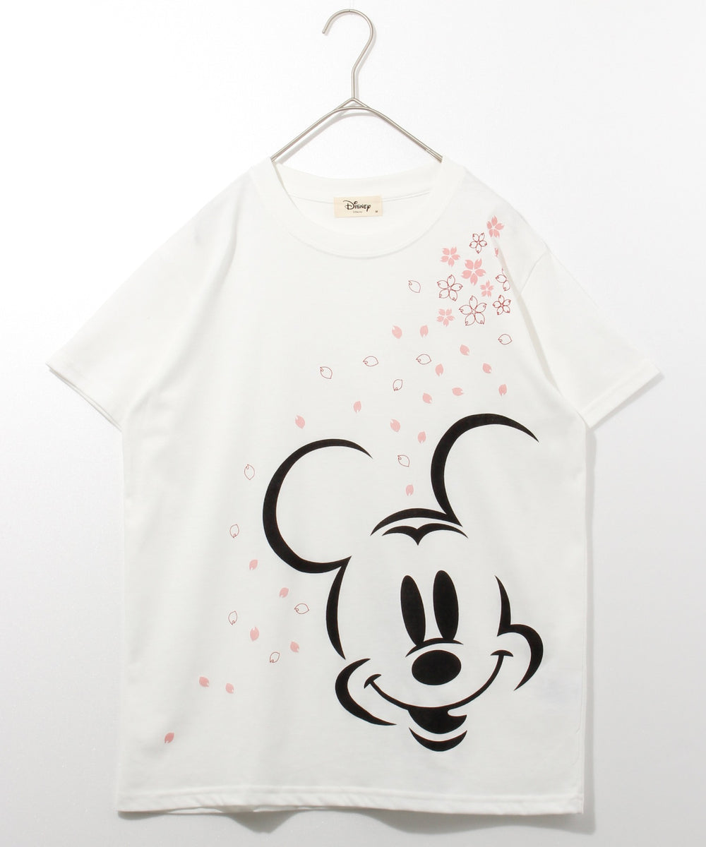 【DISNEY/ディズニー】ミッキー・ミニー・ドナルド・プー　半袖和柄プリントＴシャツ