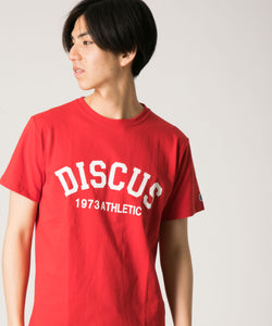 DISCUS（ディスカス） アーチロゴプリント Tシャツ メンズ 半袖