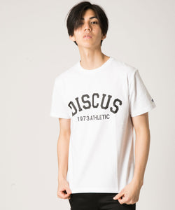 DISCUS（ディスカス） アーチロゴプリント Tシャツ メンズ 半袖