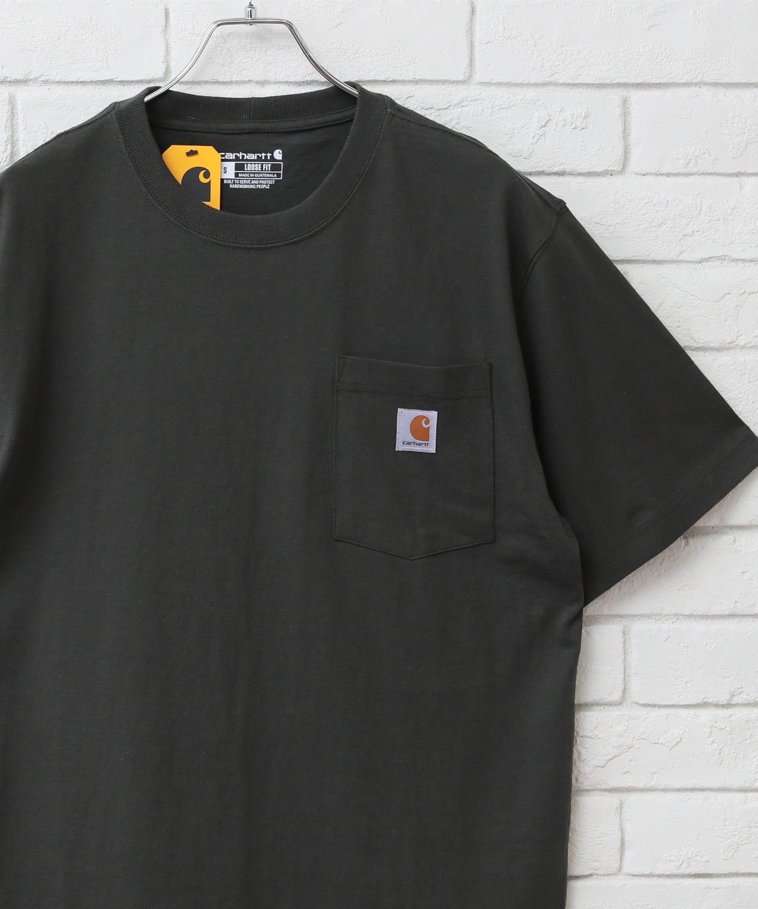 Carhartt カーハート】ビッグシルエット クルーネックポケット付き半袖