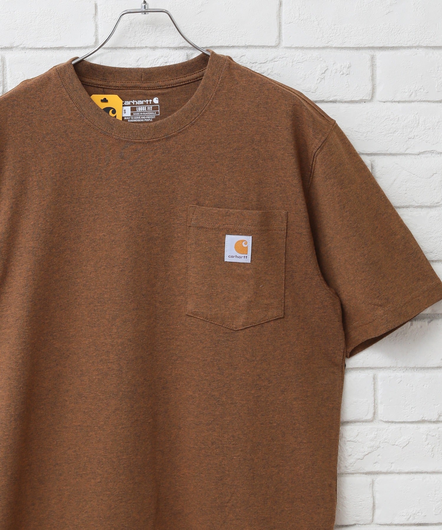 Carhartt カーハート】ビッグシルエット クルーネックポケット付き半袖