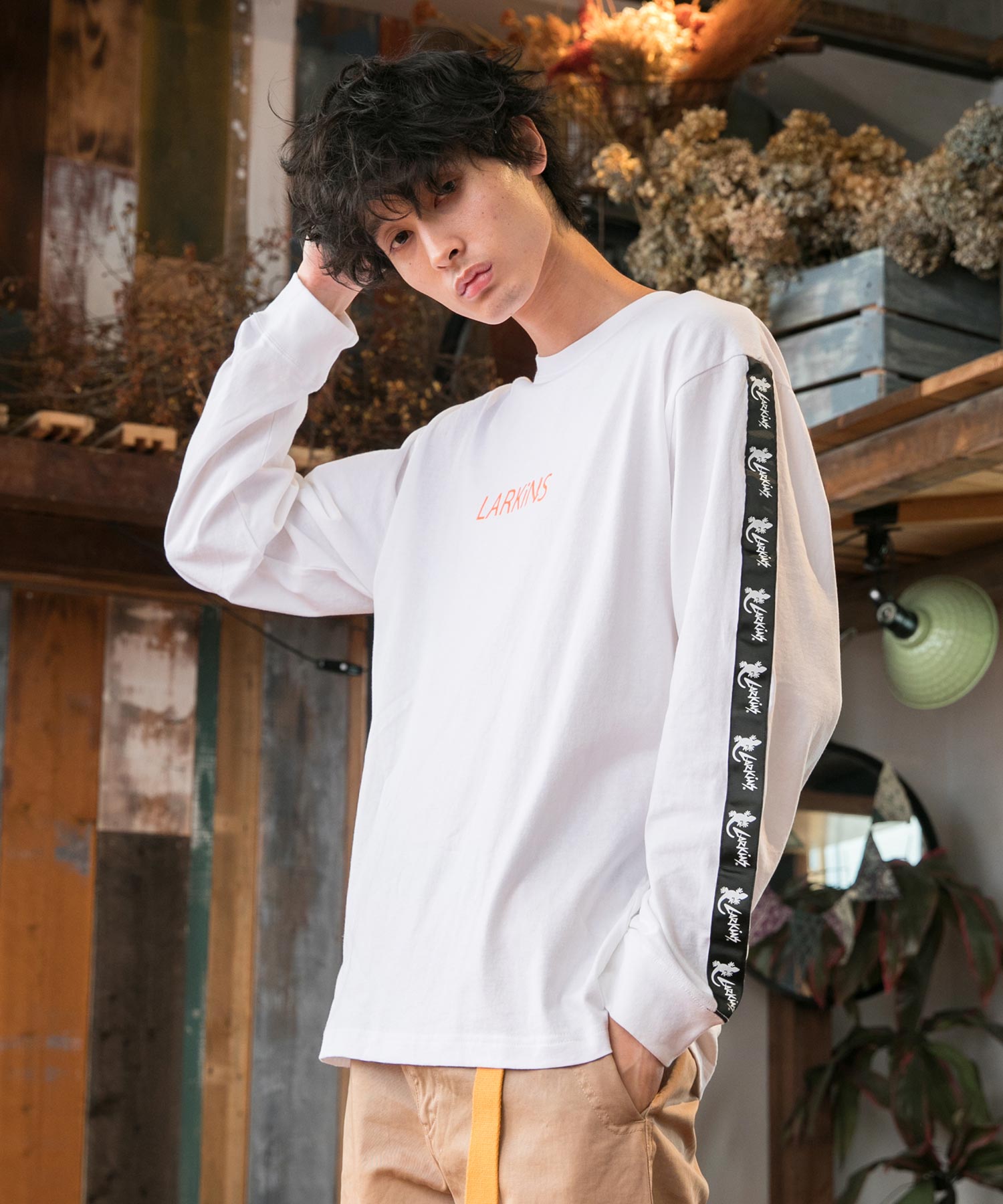 ロンT 長袖 LARKINS - Tシャツ