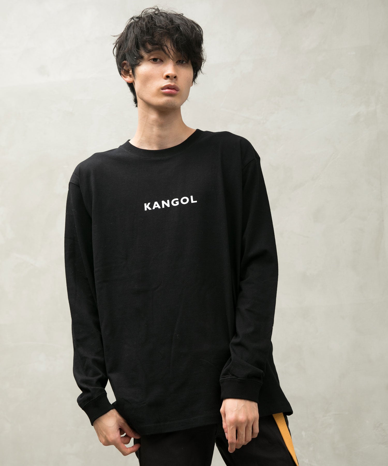 【KANGOL/カンゴール】ＢＩＧロゴ長袖Ｔシャツ