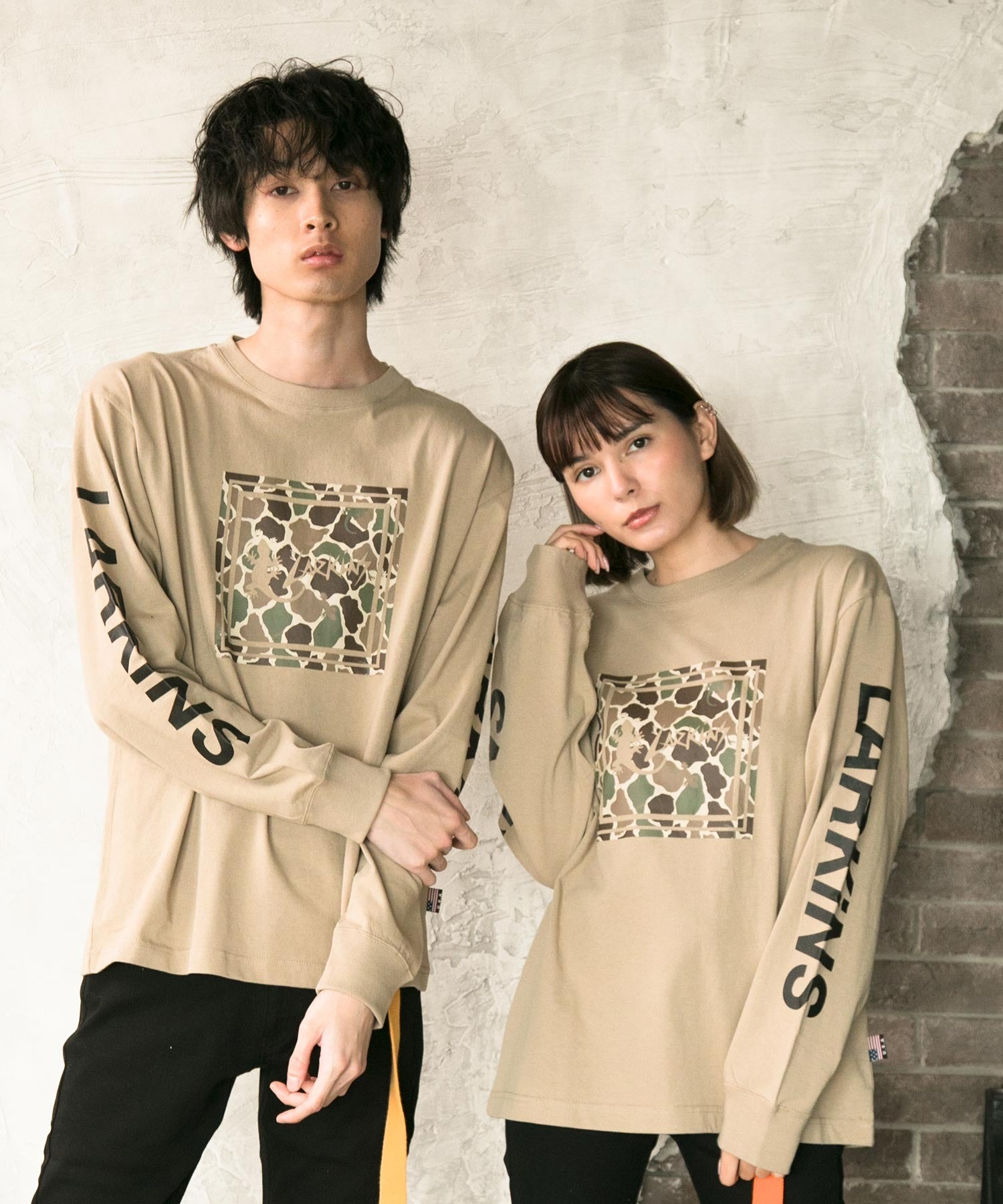 LARKINS（ラーキンス） 迷彩ロゴ ロンT – ALWAYSGOODTIME NEWBASICSTORE