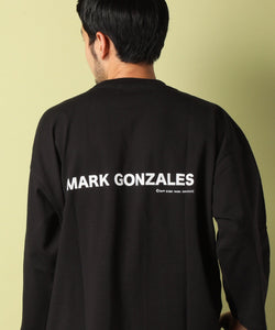 【Mark Gonzales/マーク・ゴンザレス】ALWAYS GOOD TIME別注 ビッグシルエット バックプリント クルーネック7分袖Tシャツ