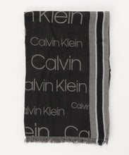 画像をギャラリービューアに読み込む, 【Calvin Klein/カルバンクライン】ロゴ総柄リバーシブルマフラー/スカーフ
