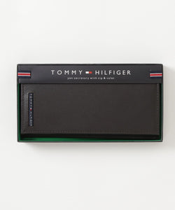 【TOMMY HILFIGER/トミーヒルフィガー】ワンポイント レザー 長財布
