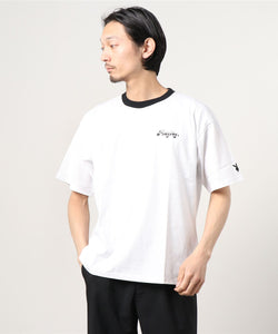 【PLAYBOY/プレイボーイ】ロゴアートワークプリント 半袖Tシャツ