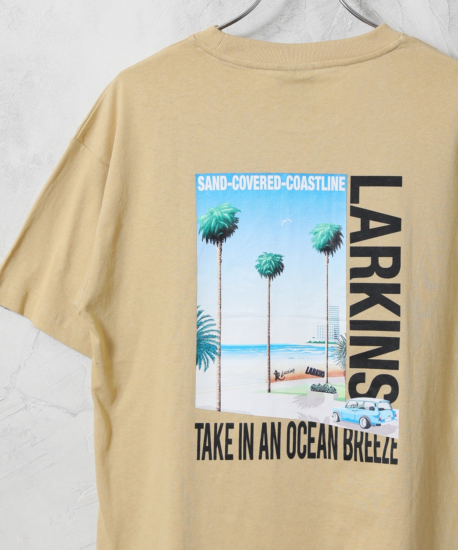 LARKINS/ラーキンス】ビッグシルエットプリントTシャツ(OCEAN