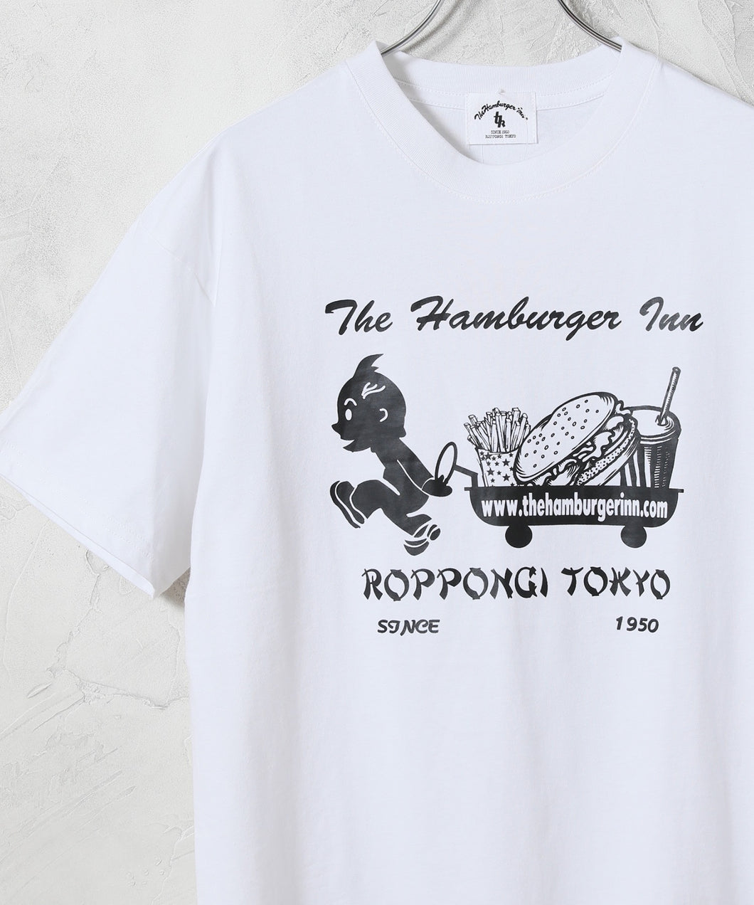 【THE HAMBARGAR INN/ザ・ハンバーガー・イン】クラシックプリントTシャツ(BOY)