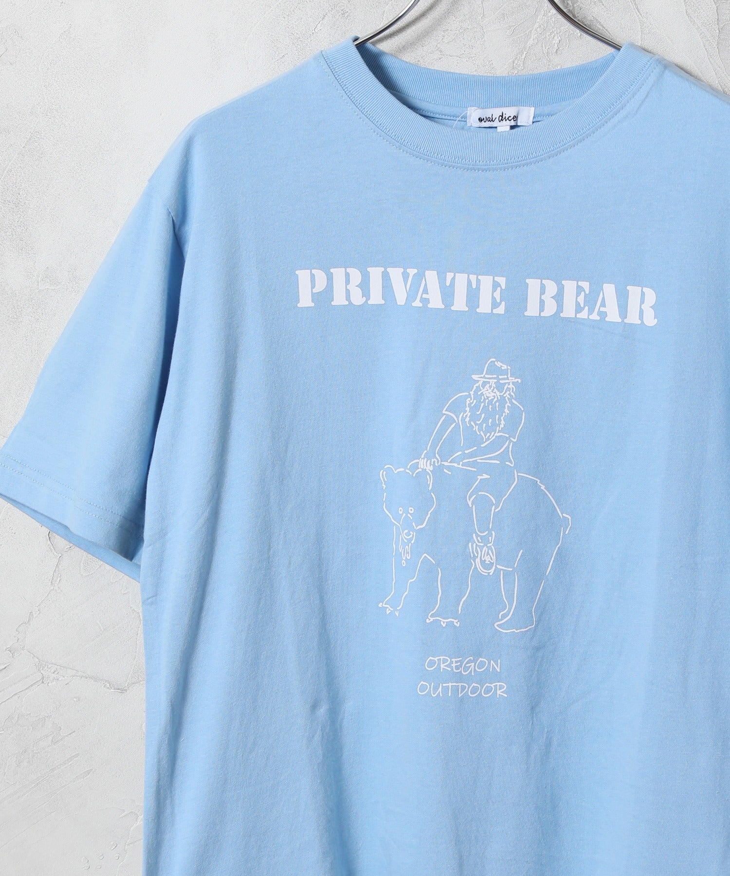 OVAL DICE/オーバルダイス】アートワークプリントTシャツ(PRIVATE