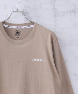 【CONVERSE/コンバース】ワンポイントロゴ刺繍 ロングスリーブTシャツ