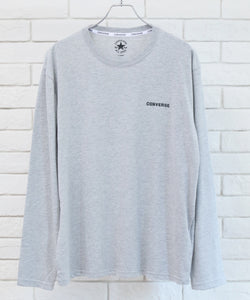 【CONVERSE/コンバース】ワンポイントロゴ刺繍 ロングスリーブTシャツ