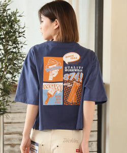 【DICKIES/ディッキーズ】グラフィックデザインプリント クロップドTシャツ