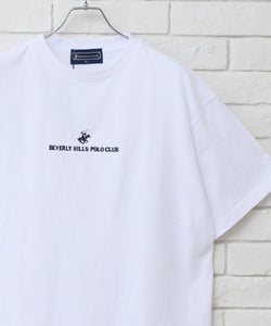 【BEVERLY HILLS POLO CLUB/ビバリーヒルズポロクラブ】ロゴ刺繍 ビッグシルエット 半袖Tシャツ