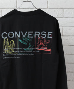 【CONVERSE/コンバース】シューズバックプリント ロングスリーブTシャツ