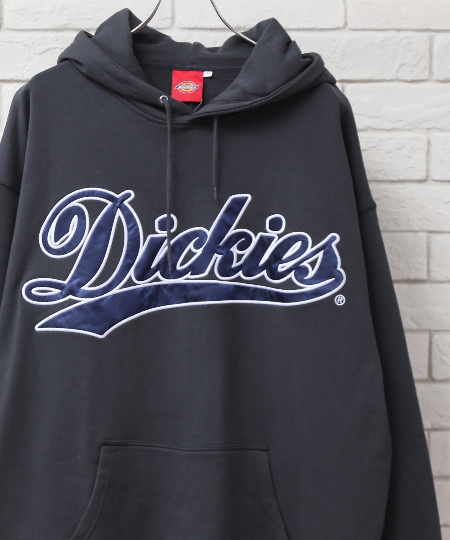 DICKIES/ディッキーズ】ビッグシルエット 裏毛カレッジアップリケプル