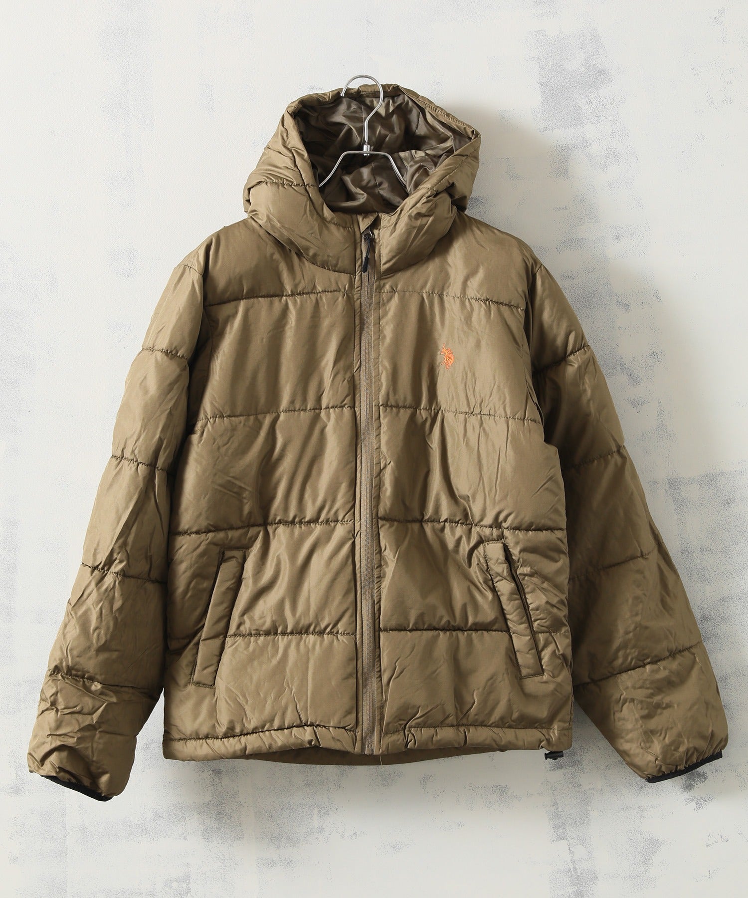 U.S. POLO ASSN./ユーエスポロアッスン】ROLLED PADDED PUFFER JACKET