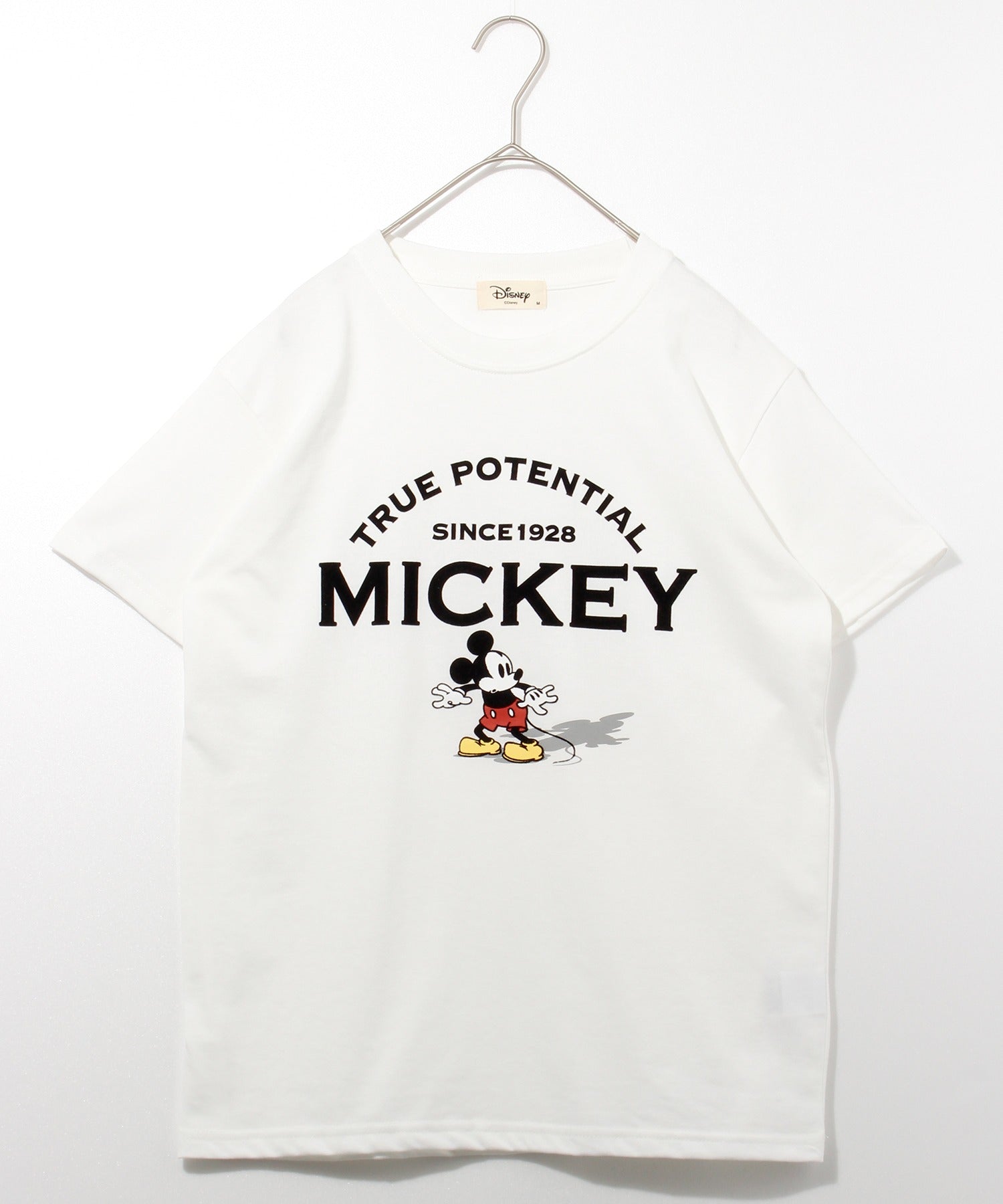 【DISNEY/ディズニー】ミッキーマウス・ドナルドダック　天竺半袖プリントＴシャツ