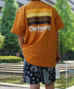 【Carhartt カーハート】HEAVYWEIGHT S/S POCKET LINE GRAPHIC TEE/ヘビーウェイト ショートスリーブ ポケット ライン グラフィックTシャツ