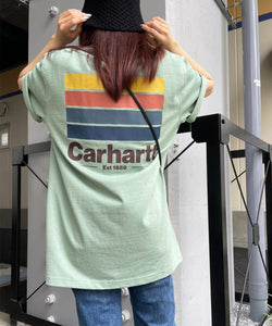 【Carhartt カーハート】HEAVYWEIGHT S/S POCKET LINE GRAPHIC TEE/ヘビーウェイト ショートスリーブ ポケット ライン グラフィックTシャツ