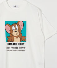 画像をギャラリービューアに読み込む, 【TOM &amp; JERRY/トムとジェリー】刺繍/プリント　天竺半袖Tシャツ
